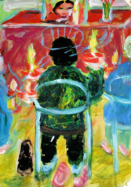 Meditation - burning the evil Gabriëlla Cleuren