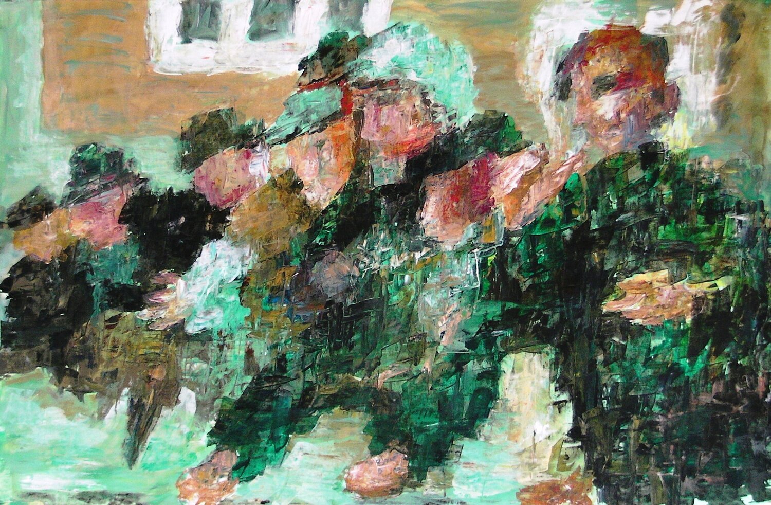 Useless bunch of people Gabriëlla Cleuren Werk auf Papier zu verkaufen