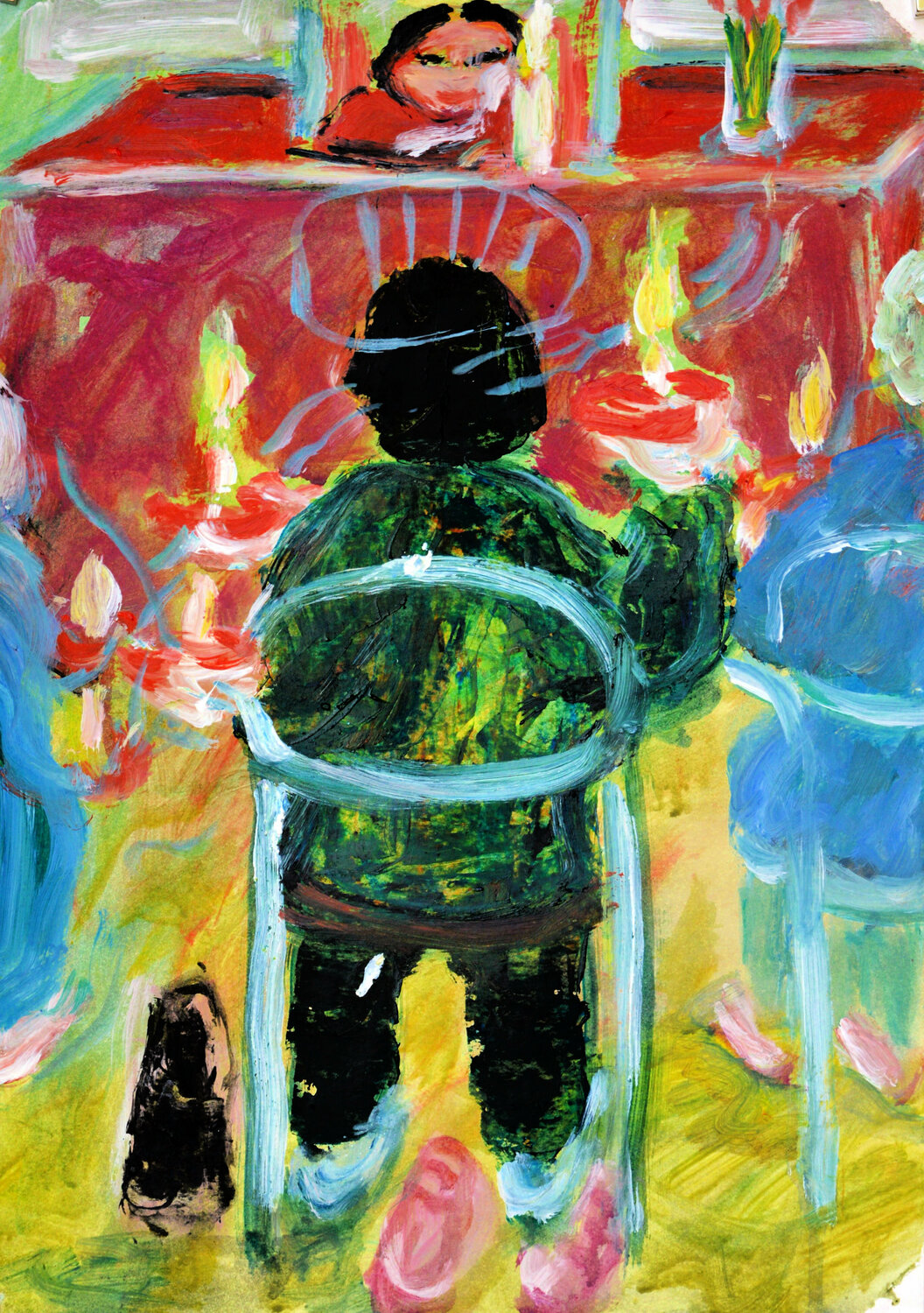 Meditation - burning the evil Gabriëlla Cleuren