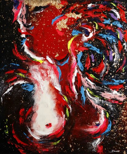 Passione von Enrico Nicodemo - Demó, Malerei kaufen auf Singulart