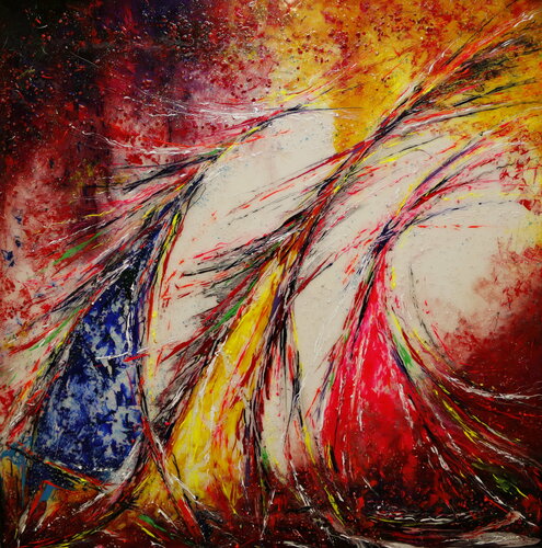 Vele e colori par Enrico Nicodemo - Demó, Peinture en vente sur Singulart