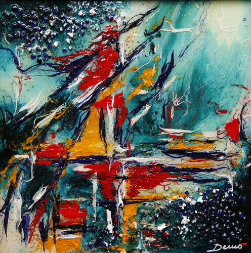Navigando tra i colori von Enrico Nicodemo - Demó, Malerei kaufen auf Singulart