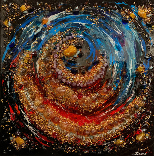Verso l'universo von Enrico Nicodemo - Demó, Malerei kaufen auf Singulart