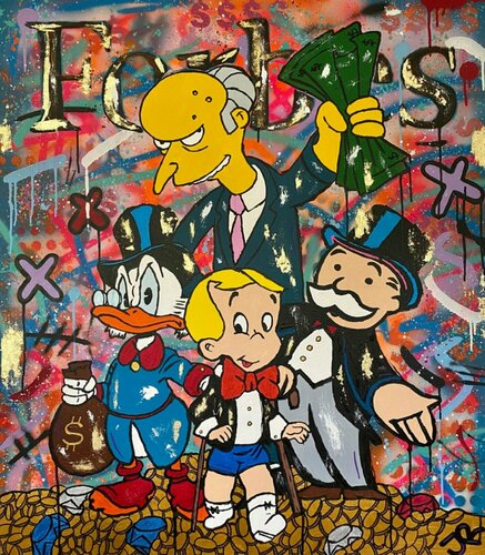 Forbes Richest van Jose Rivera, Schilderij te koop op Singulart