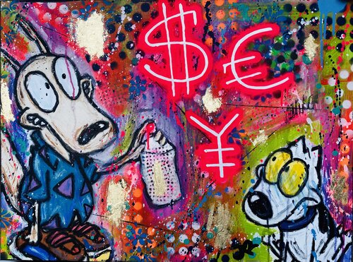 Rockos Hustle von Jose Rivera, Malerei kaufen auf Singulart