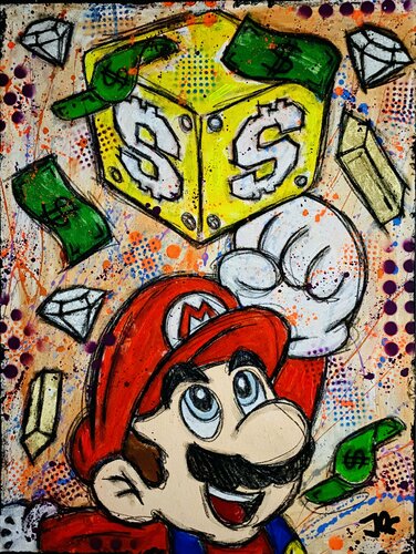 Money block di Jose Rivera, Pittura in vendita su Singulart