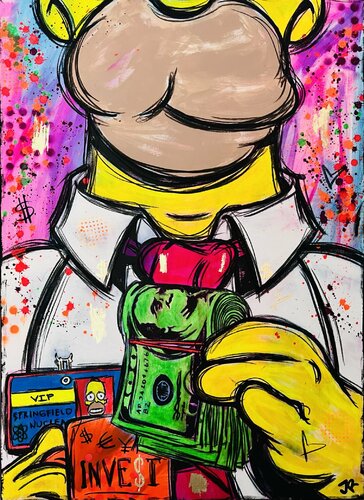 Invest No 1 di Jose Rivera, Pittura in vendita su Singulart