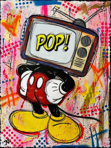Tv pop von Jose Rivera, Malerei kaufen auf Singulart