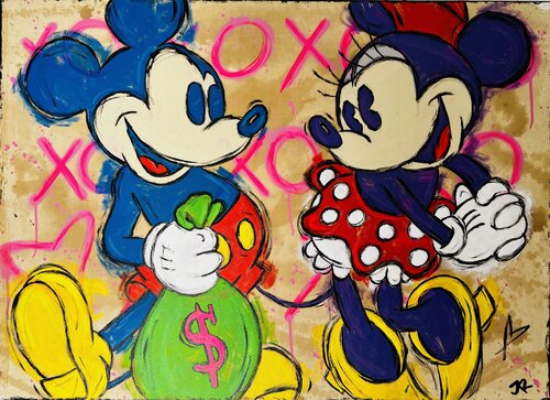 Money love di Jose Rivera, Pittura in vendita su Singulart