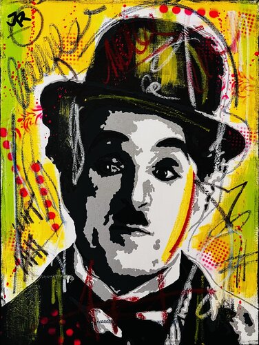 Chaplin van Jose Rivera, Schilderij te koop op Singulart