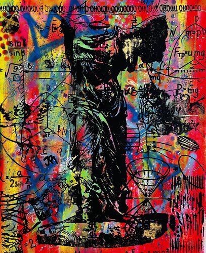 Colors Winged Victory no. 3 von Jose Rivera, Malerei kaufen auf Singulart