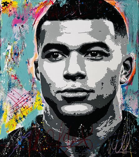 Mbappe van Jose Rivera, Schilderij te koop op Singulart
