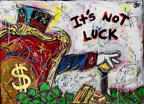 It’s not luck van Jose Rivera, Schilderij te koop op Singulart