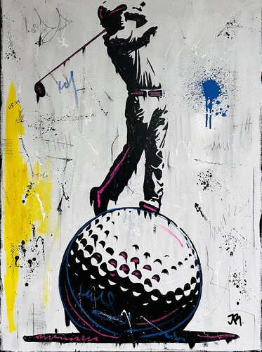 Master Swing de Jose Rivera, Pintura a la venta en Singulart