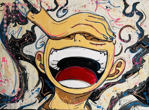Luffy Gear 5 de Jose Rivera, Pintura a la venta en Singulart