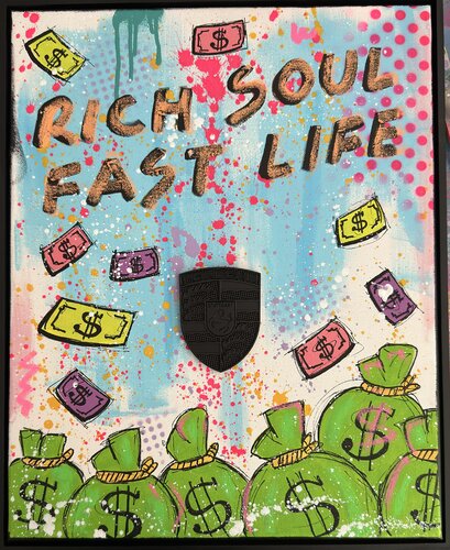 Rich Soul. Fast Life von Jose Rivera, Malerei kaufen auf Singulart