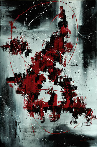 Le diablotin du voyage van Rose Mary Vallas, Schilderij te koop op Singulart