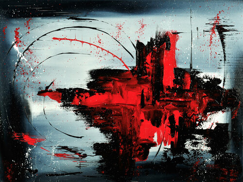 Rencontre authentique par Rose Mary Vallas, Peinture en vente sur Singulart