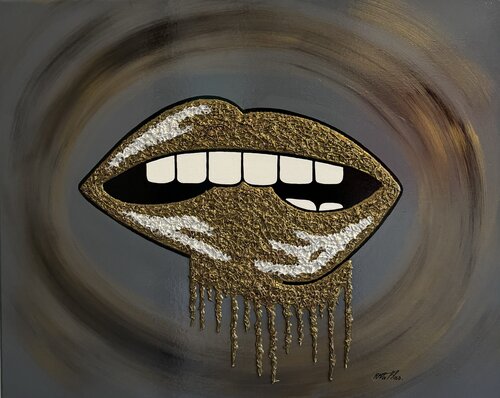 Plaisir et Gourmandise "Bronze smile" von Rose Mary Vallas, Malerei kaufen auf Singulart