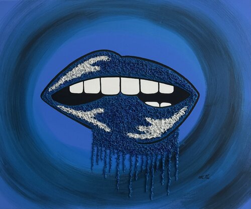 Plaisir et Gourmandise "Shimmering blue" Rose Mary Vallas