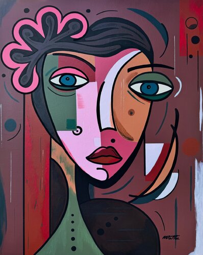 Coquette di Rose Mary Vallas, Pittura in vendita su Singulart