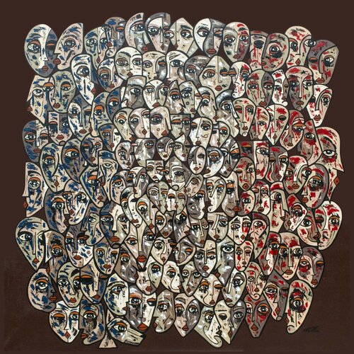 In Remembrance of November 13, 2015 di Rose Mary Vallas, Pittura in vendita su Singulart