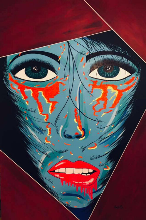 Autoportrait d'une HP pendant le Covid19 Rose Mary Vallas