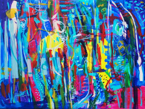 Undefined Lines di Aasiri Wickremage, Pittura in vendita su Singulart