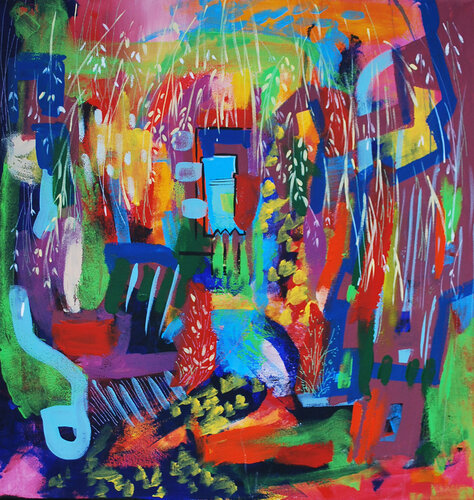 My sanctuary di Aasiri Wickremage, Pittura in vendita su Singulart
