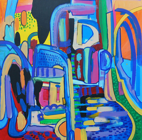 A peek at my life di Aasiri Wickremage, Pittura in vendita su Singulart
