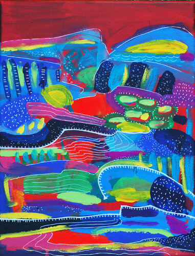 last moment of light di Aasiri Wickremage, Pittura in vendita su Singulart
