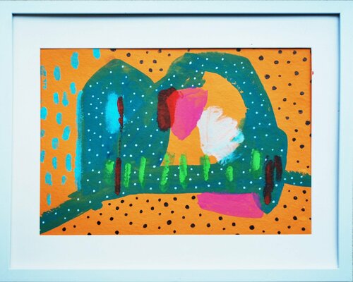 Abstraction van Aasiri Wickremage, Werk op papier te koop op Singulart