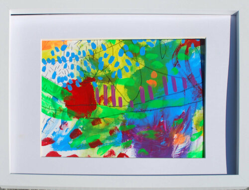 Todays colours di Aasiri Wickremage, Opera su carta in vendita su Singulart