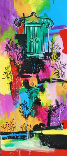 In the distance van Aasiri Wickremage, Schilderij te koop op Singulart