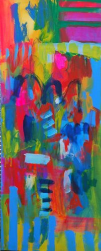 Lost track van Aasiri Wickremage, Schilderij te koop op Singulart