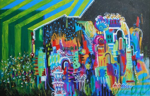 Then and now (sale) van Aasiri Wickremage, Schilderij te koop op Singulart