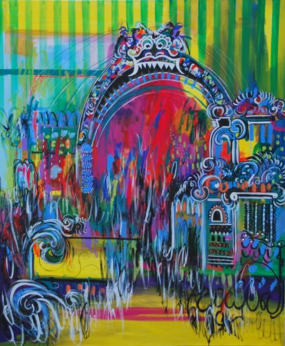 Walkthrough- 50% off van Aasiri Wickremage, Schilderij te koop op Singulart