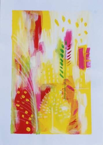 Breath the sun van Aasiri Wickremage, Werk op papier te koop op Singulart