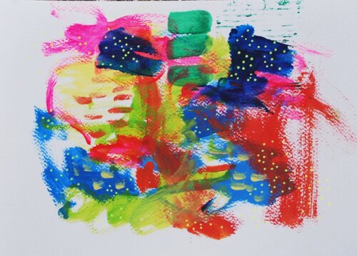 Hello! van Aasiri Wickremage, Schilderij te koop op Singulart