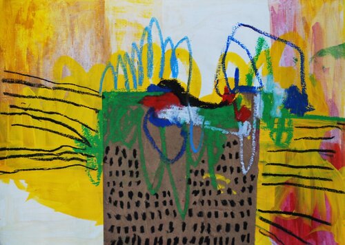 Untitled van Aasiri Wickremage, Schilderij te koop op Singulart