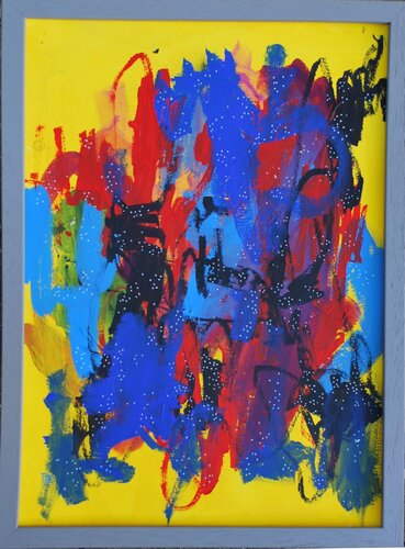 Happy go lucky van Aasiri Wickremage, Schilderij te koop op Singulart
