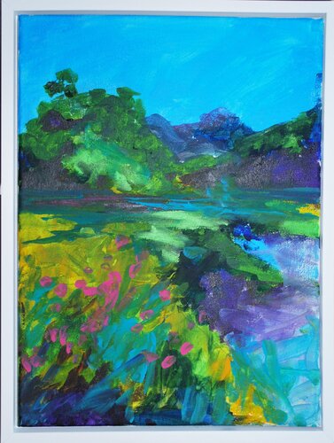 Distant walkways van Aasiri Wickremage, Schilderij te koop op Singulart