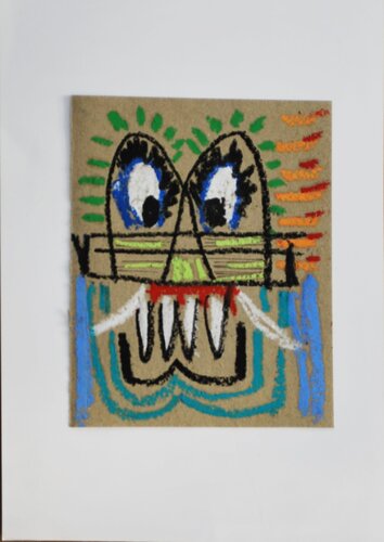 Mask van Aasiri Wickremage, Tekening te koop op Singulart