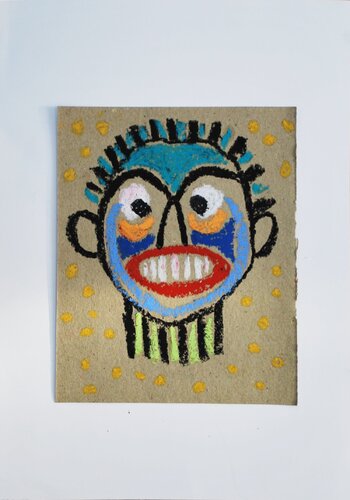 Mask 2 van Aasiri Wickremage, Schilderij te koop op Singulart