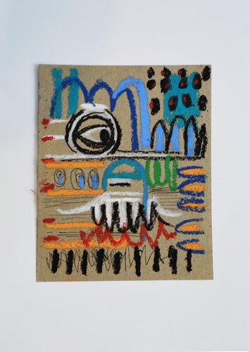 Mask 4 van Aasiri Wickremage, Tekening te koop op Singulart