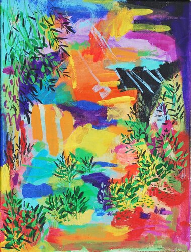 Springs in spring van Aasiri Wickremage, Schilderij te koop op Singulart