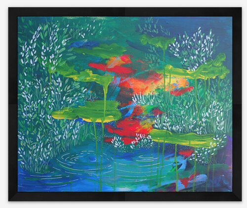 The island lifeT _ giclee art print by Aasiri Wickremage, Print for Sale on Singulart