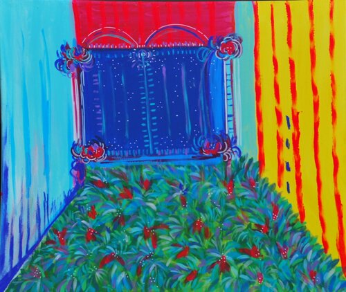 Walking route di Aasiri Wickremage, Pittura in vendita su Singulart