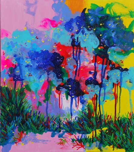 Colours at Twilight di Aasiri Wickremage, Pittura in vendita su Singulart