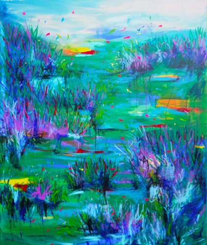 Surrey Hills di Aasiri Wickremage, Pittura in vendita su Singulart